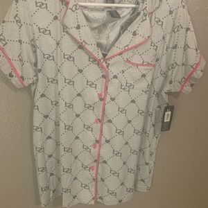 Two piece short set designer BeBe SZ X Large.